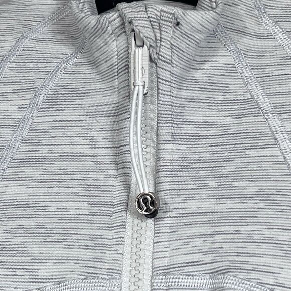 Lululemon Define Jacket Womens 6 Gray Pattern Active Athletic Zip Stretch Casual - Picture 6 of 13
